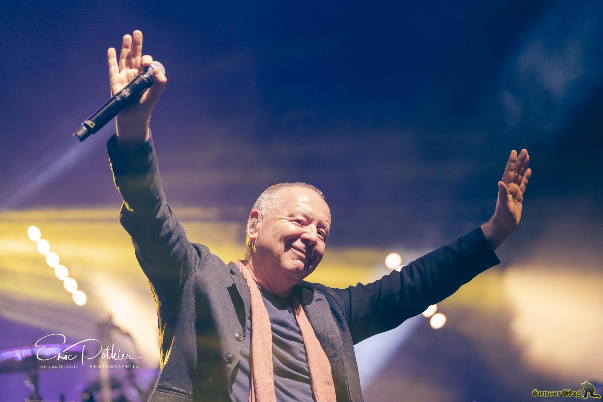Jim Kerr Simple Minds Concert Paris 2022
