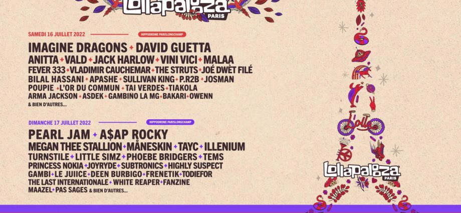 698298 lollapalooza paris 2022 pearl jam imagine dragons guetta maneskin voici la programmation 920x425 - Lollapalooza 1ere journée